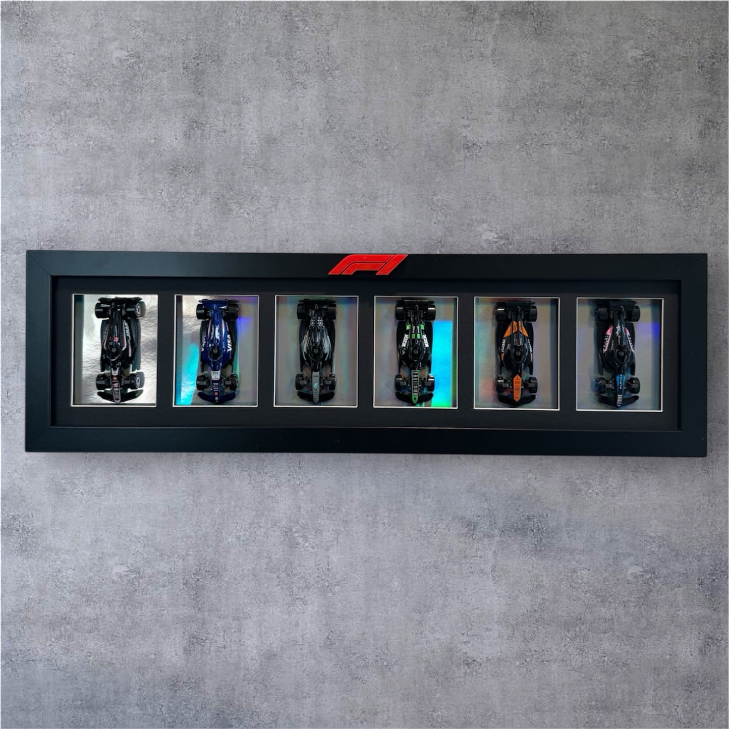 F1 Holographic Hot Wheels & Display Frame