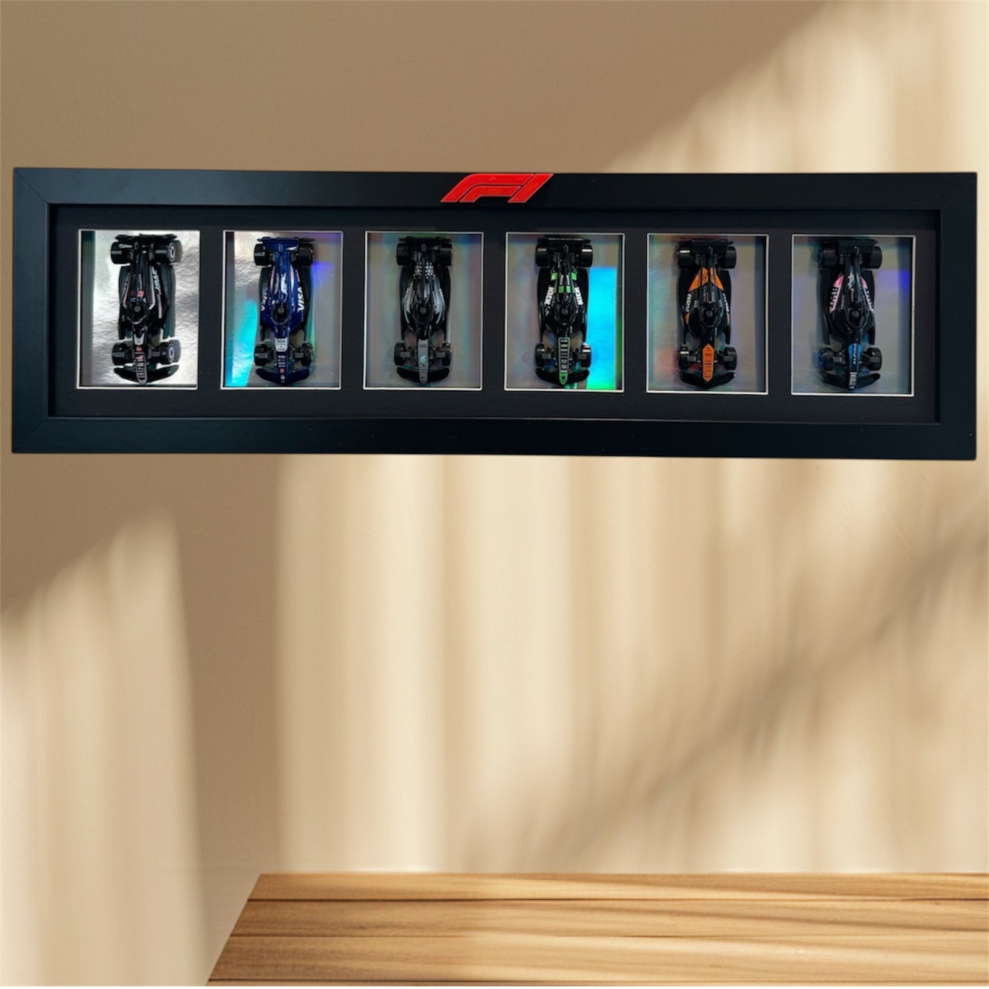 F1 Holographic Hot Wheels & Display Frame
