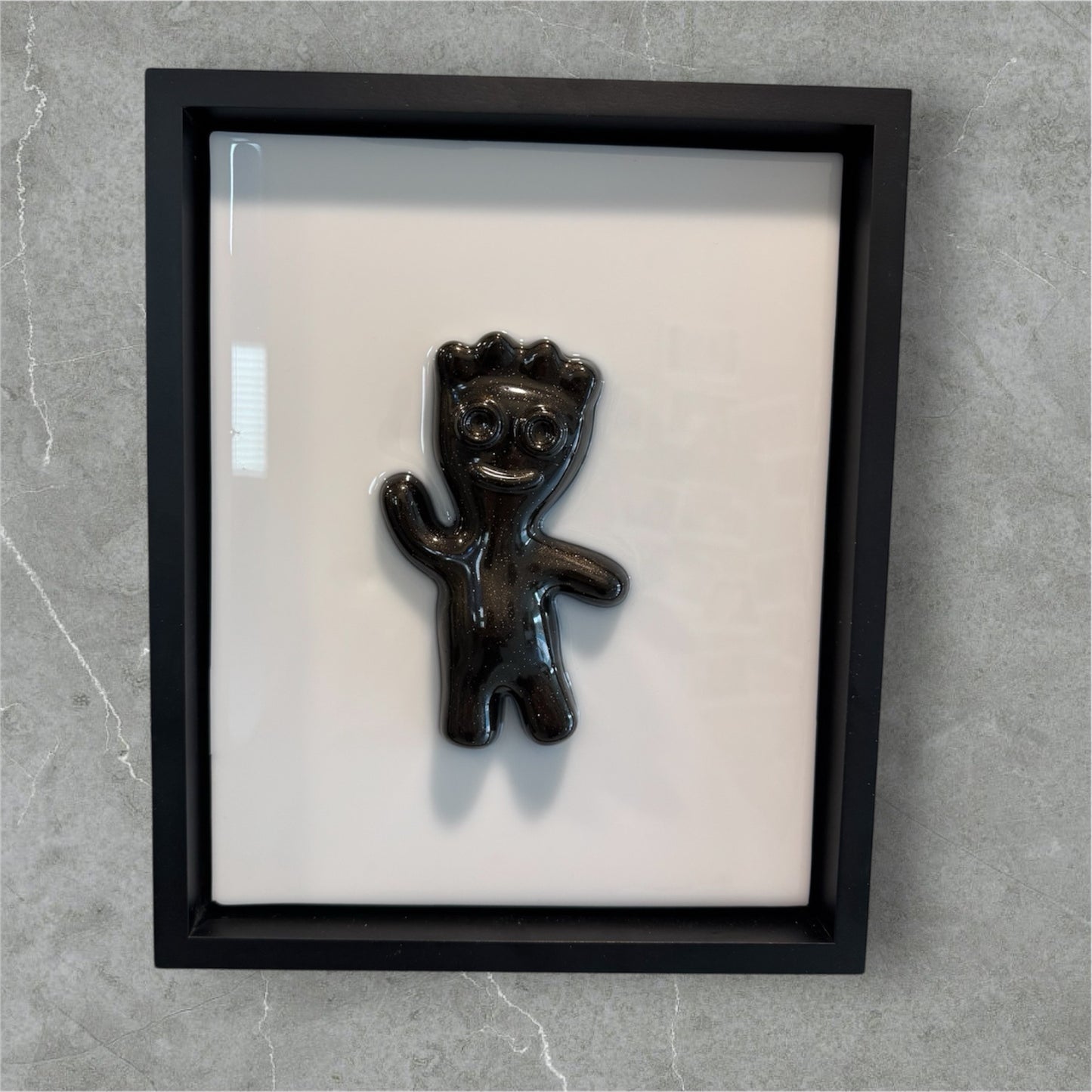 Suite & Tie Sour Patch Kid Resin Artwork – Framed Pop Art (8” x 10”) | Ready to Hang