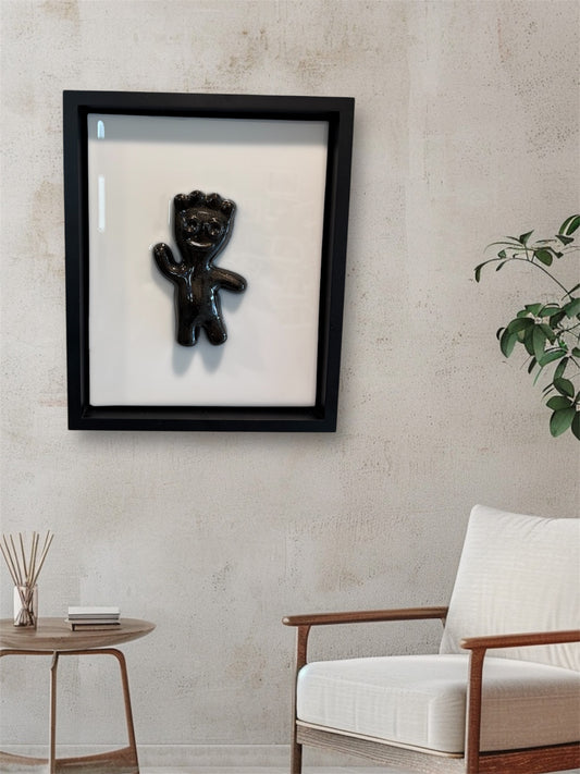 Suite & Tie Sour Patch Kid Resin Artwork – Framed Pop Art (8” x 10”) | Ready to Hang