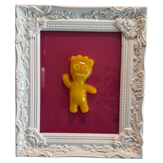 Pink Mango Pop Art Sour Patch Kid Resin Wall Art
