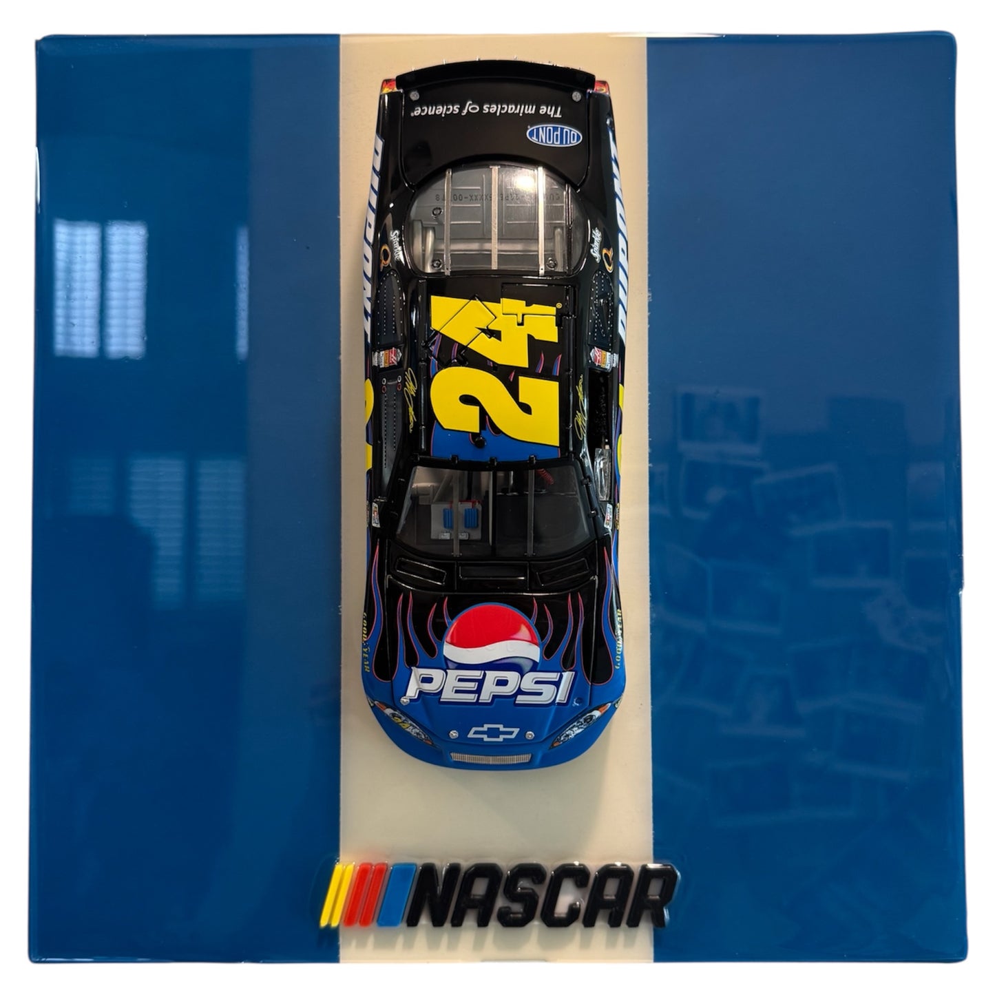 12” x 12” Jeff Gordon Pepsi NASCAR Diecast Resin Wall Art