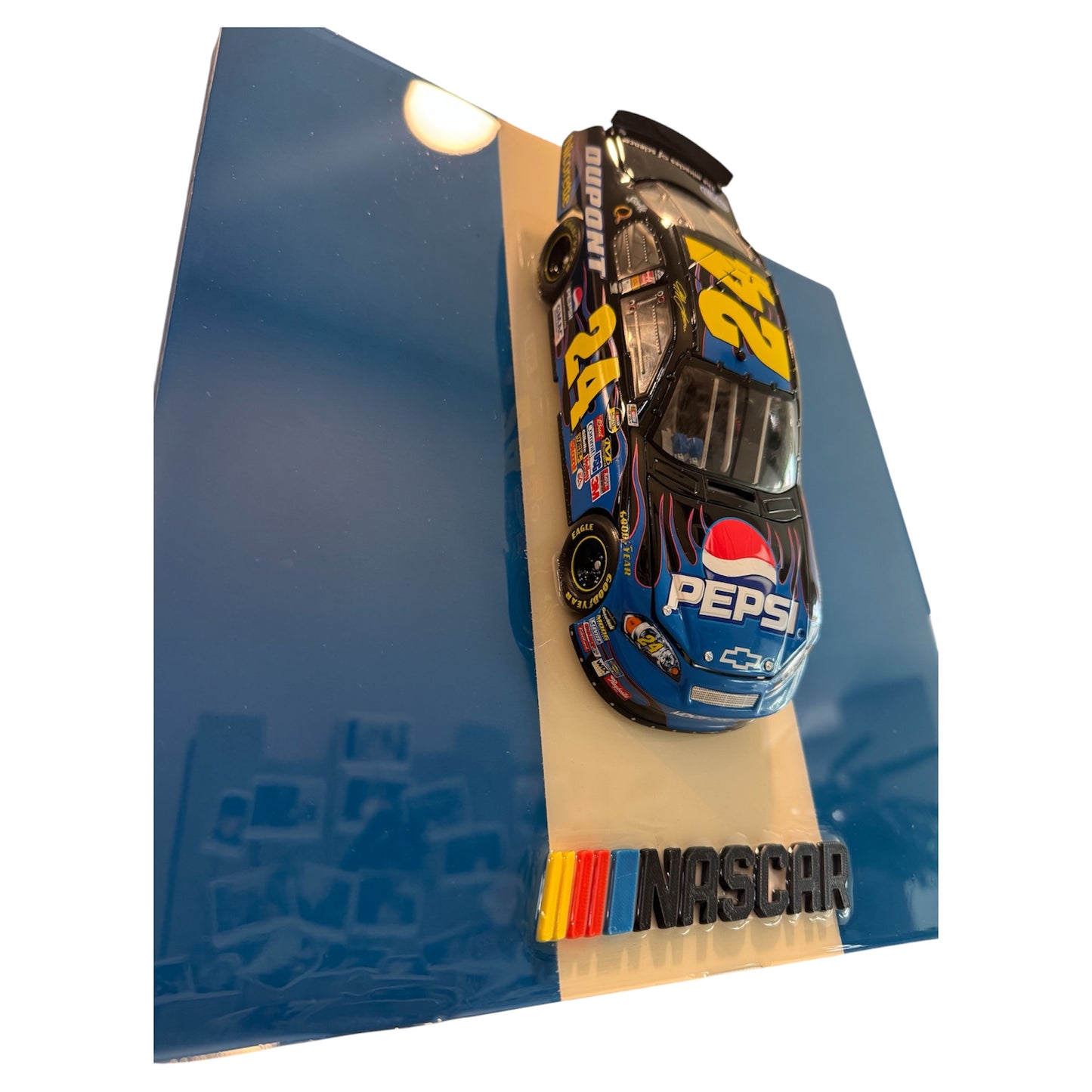 12” x 12” Jeff Gordon Pepsi NASCAR Diecast Resin Wall Art