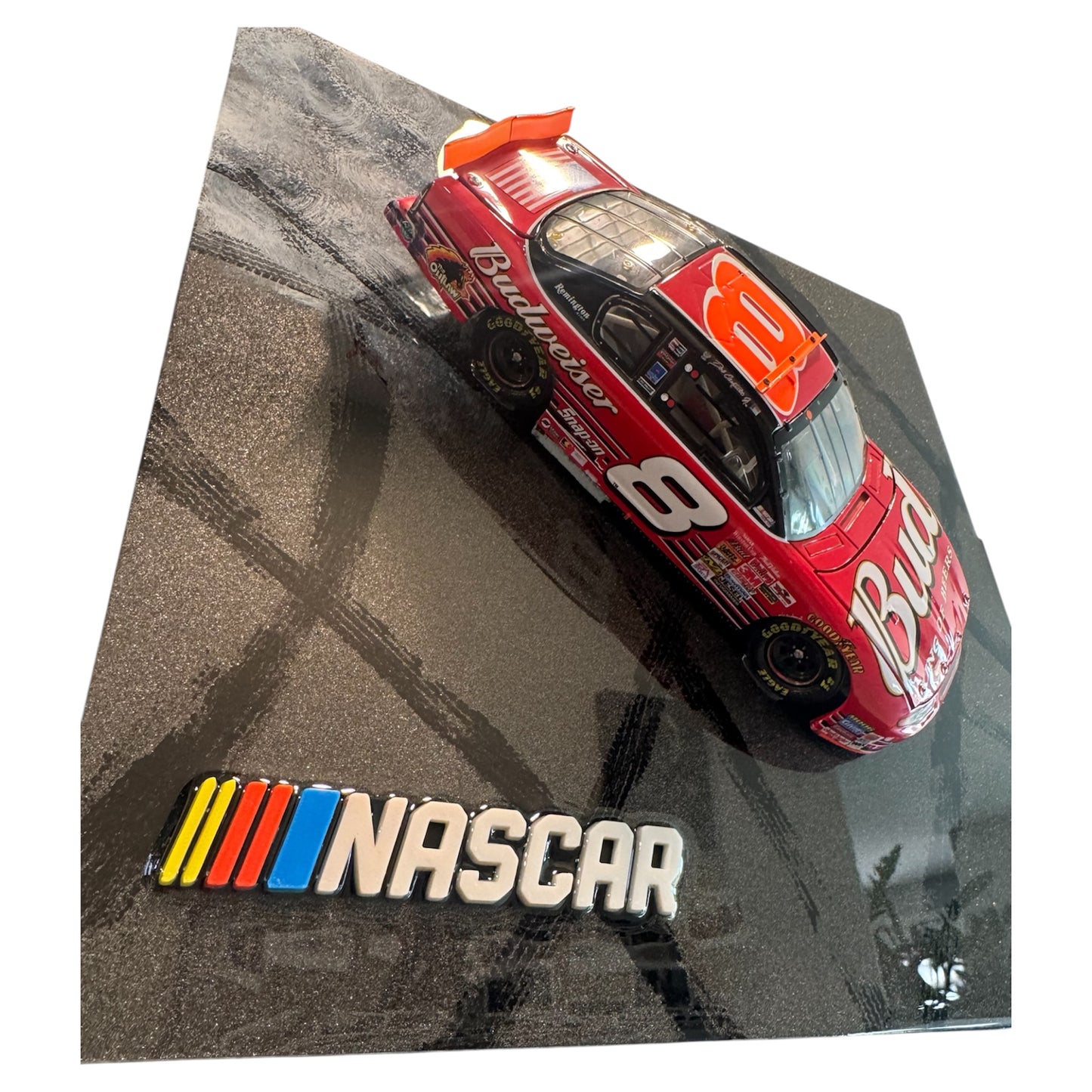 12” x 12” Dale Jr. NASCAR Diecast Resin Wall Art – Ready to Hang