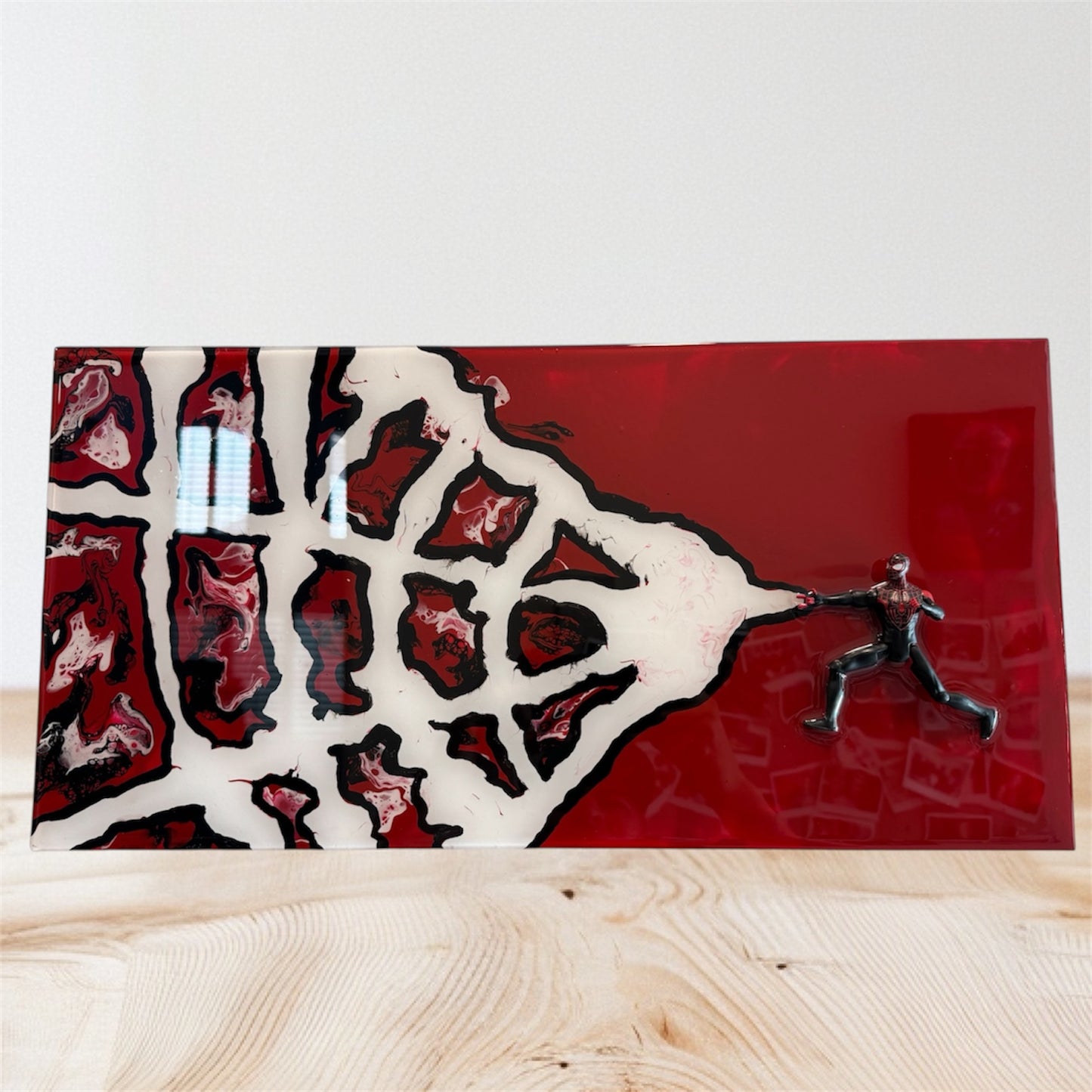 20” x 10” Resin Miles Medina "Spider-Man" Wall Art