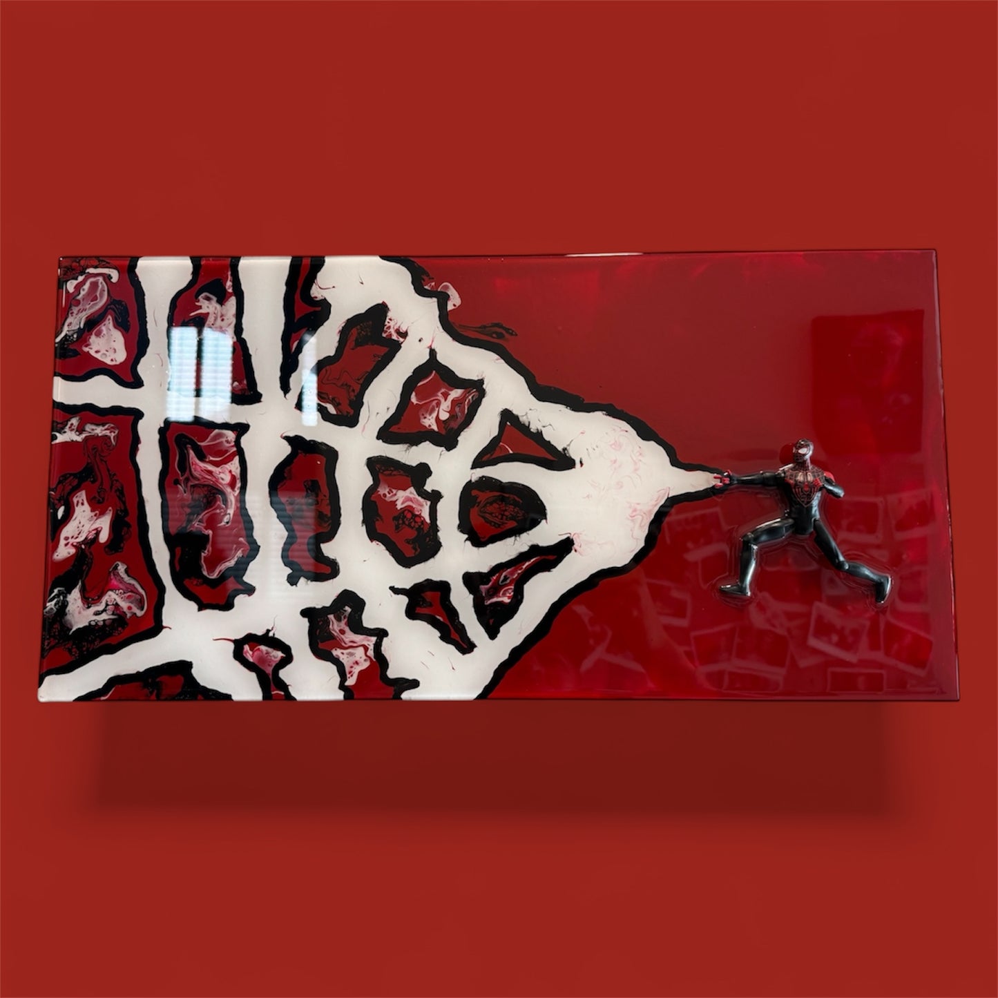 20” x 10” Resin Miles Medina "Spider-Man" Wall Art