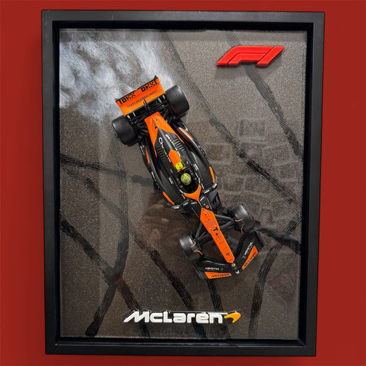 12” x 15” Formula F1 McLaren Lando Norris Racing Wall Art