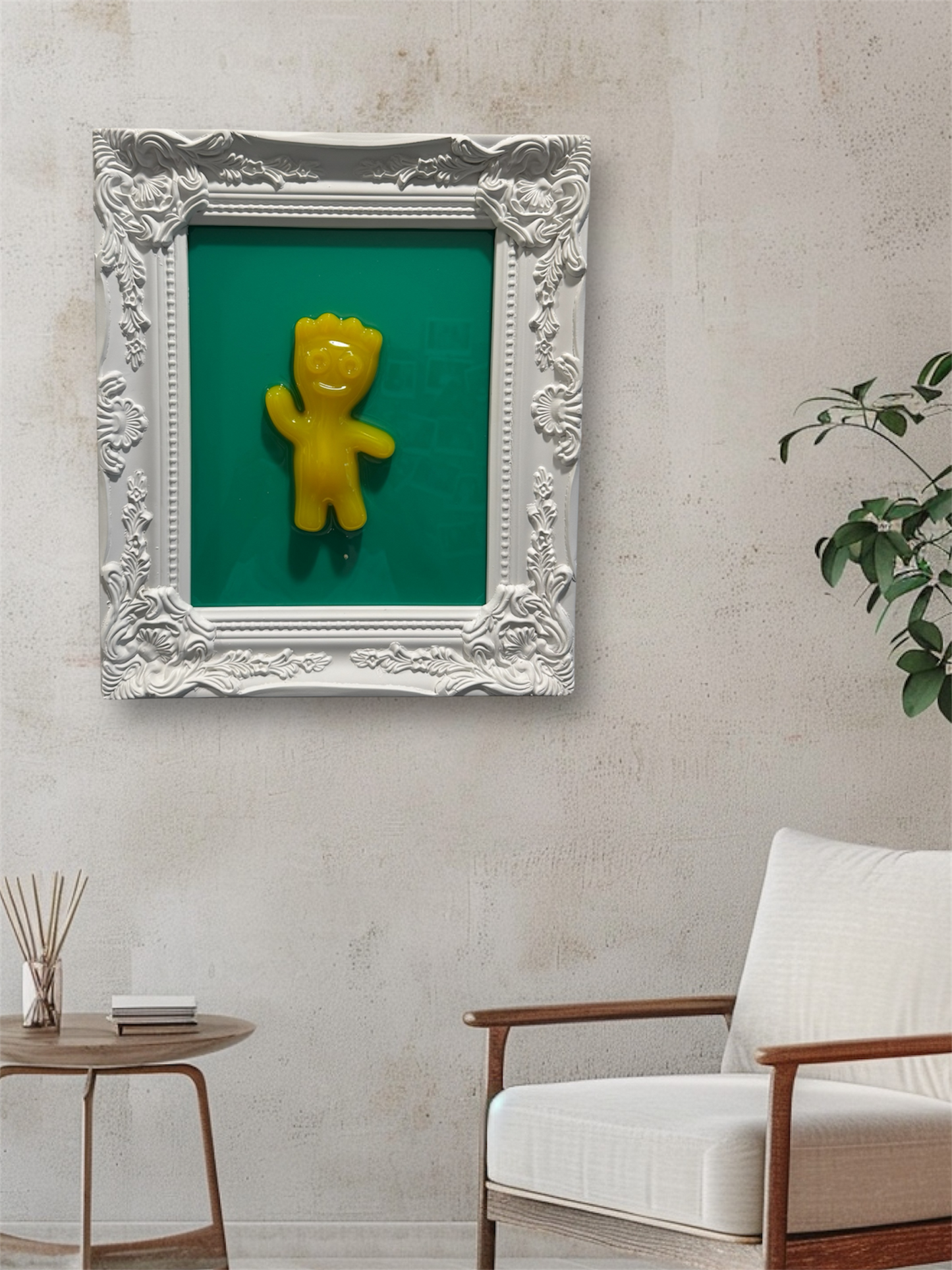 Pop Art Sour Patch Kid Resin Wall Art | 12x14 | Framed