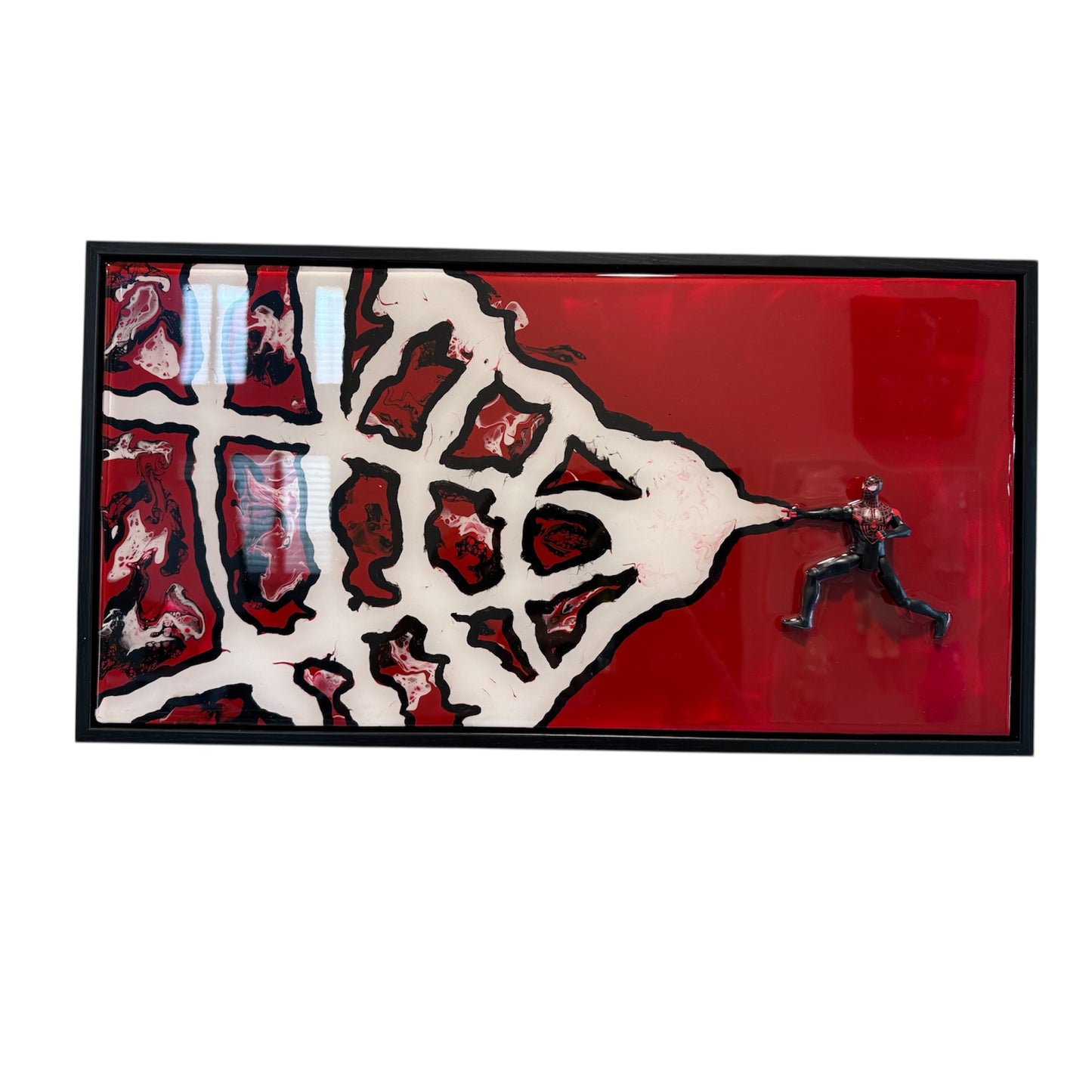 20” x 10” Resin Miles Medina "Spider-Man" Wall Art