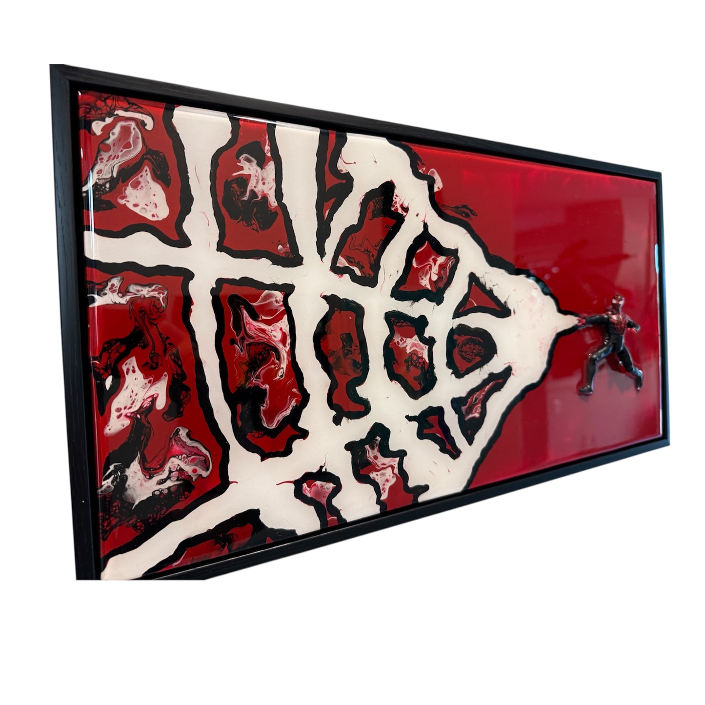 20” x 10” Resin Miles Medina "Spider-Man" Wall Art