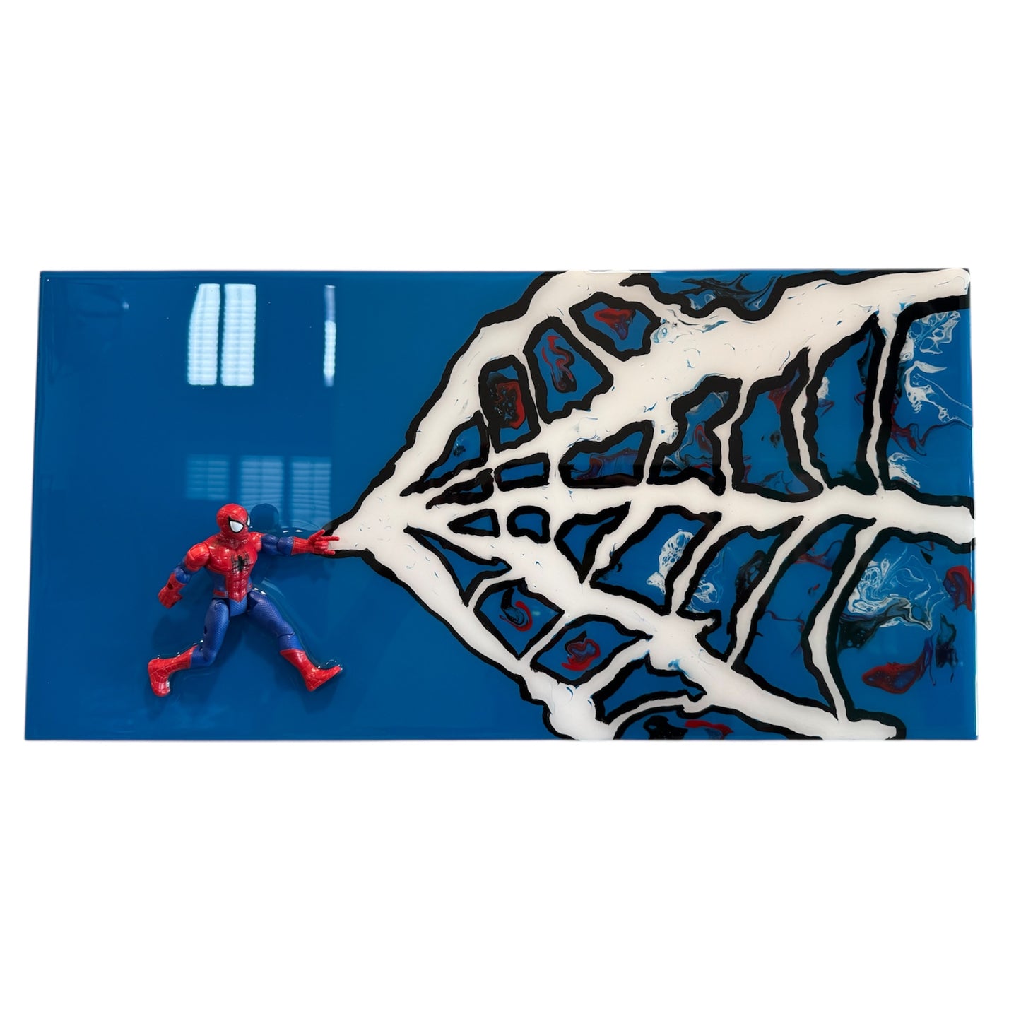 Spider-Man 20x10 Blue Wall Art
