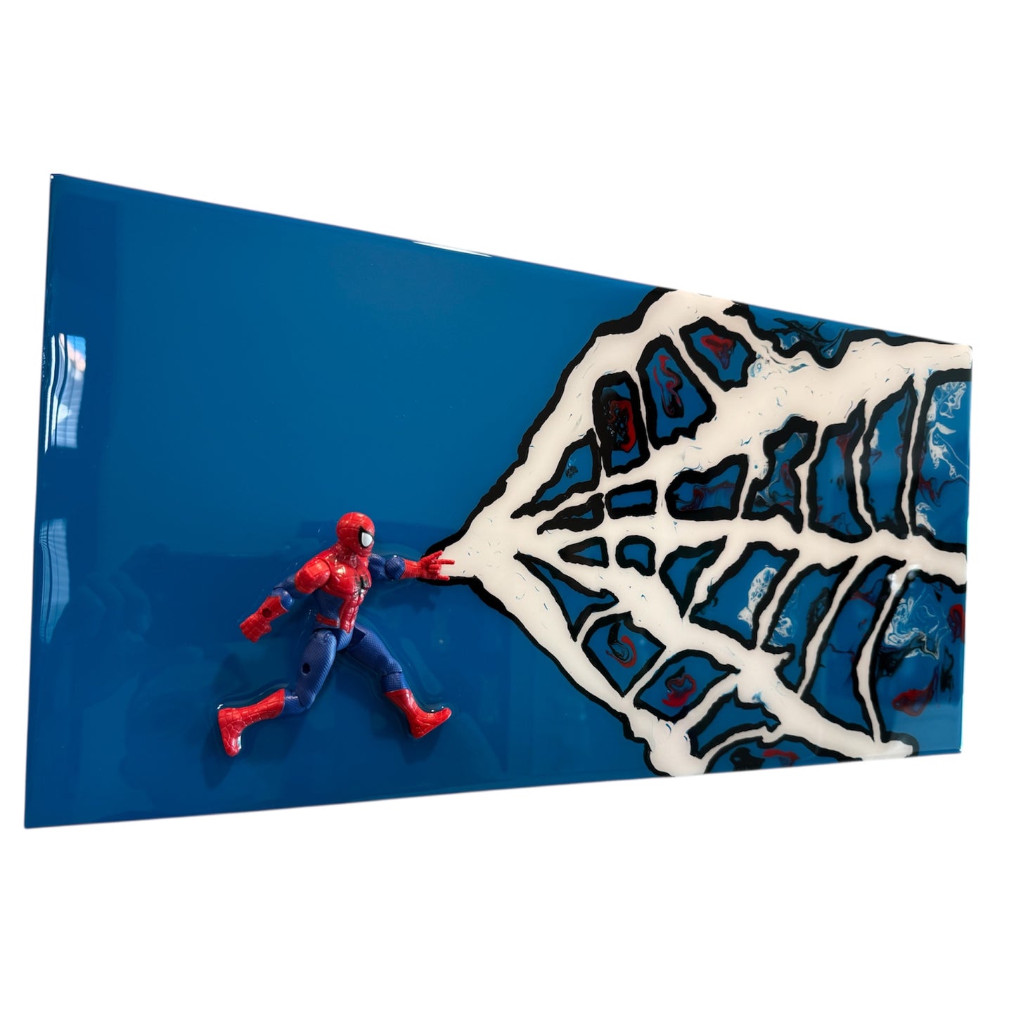 Spider-Man 20x10 Blue Wall Art