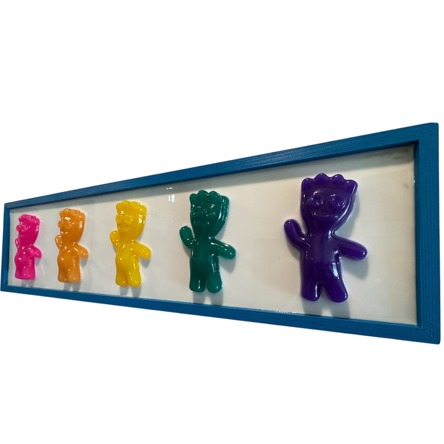Rainbow Sour Patch Framed