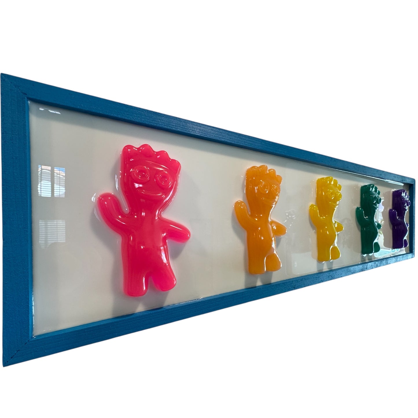 Rainbow Sour Patch Framed