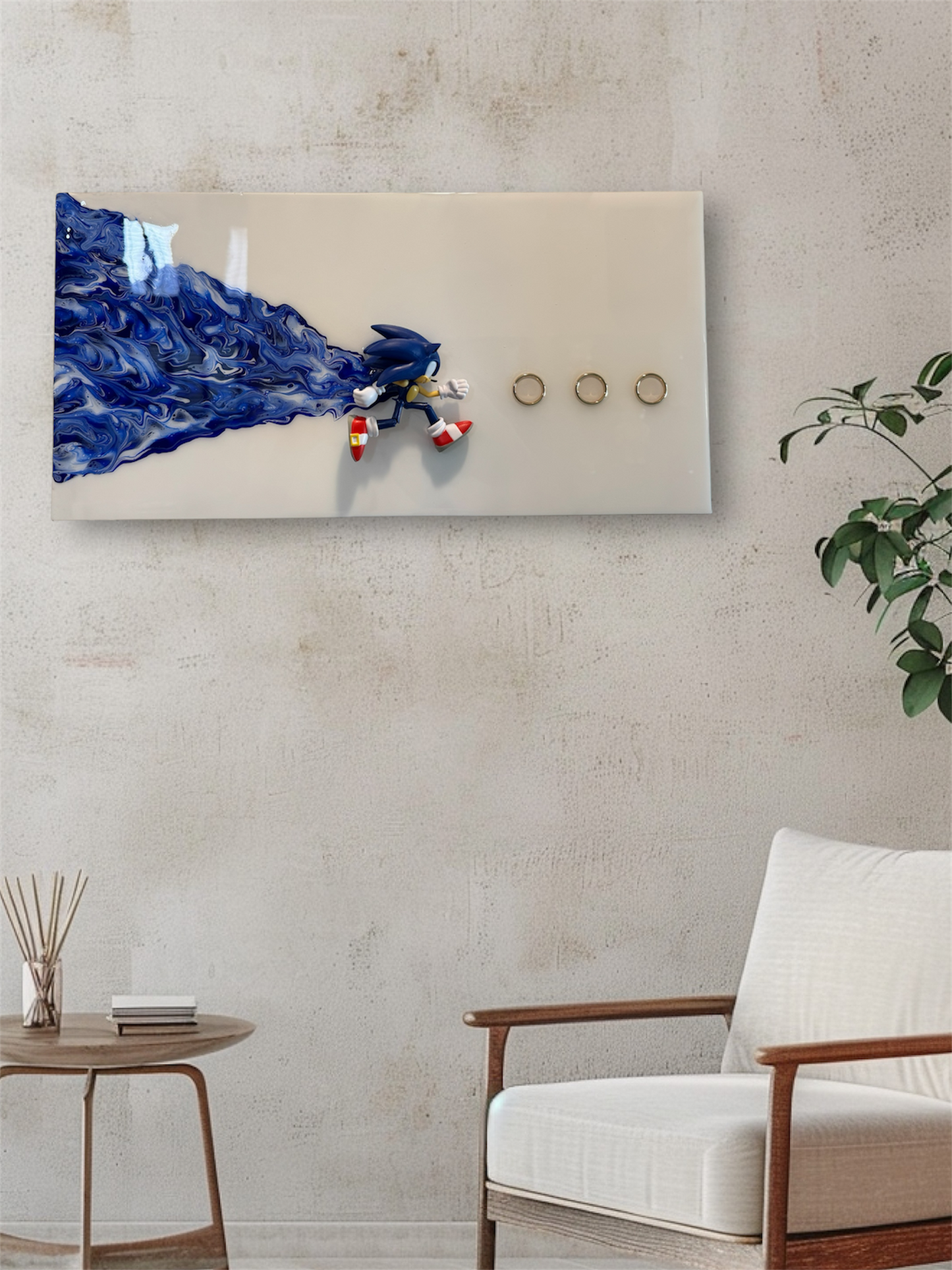 Sonic the Hedgehog Wall Art 20x10