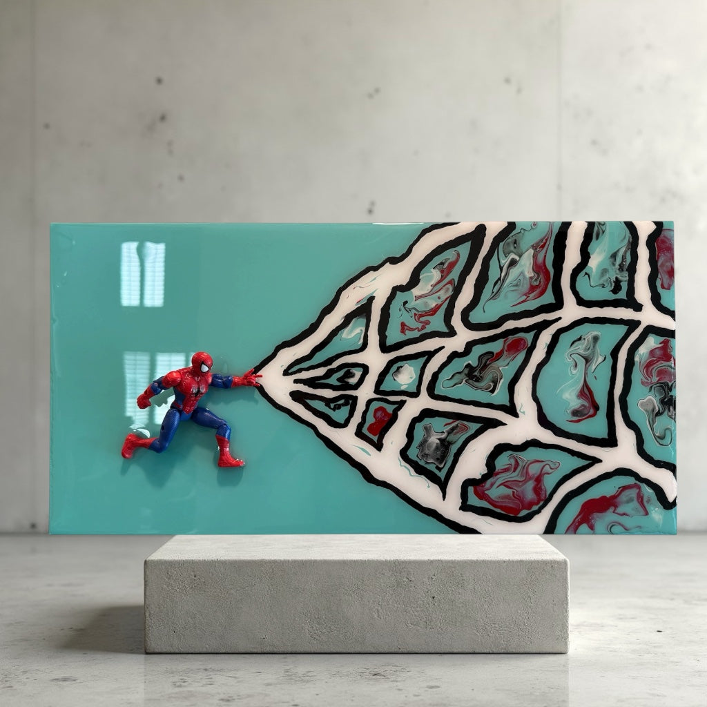 Spider-Man 20x10 Sea Green Wall Art