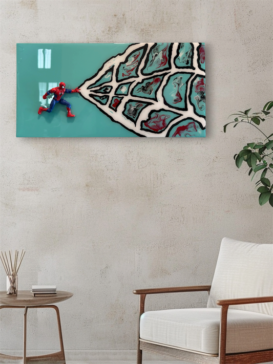 Spider-Man 20x10 Sea Green Wall Art