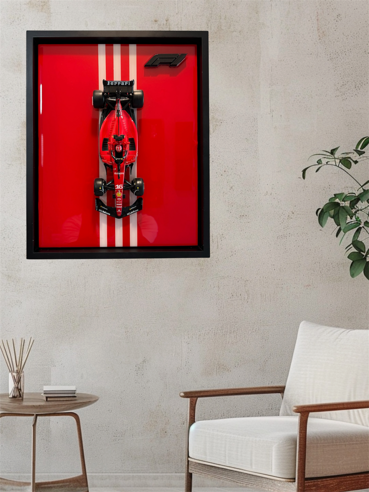 Ferrari F1 Wall Art  Diecast Display