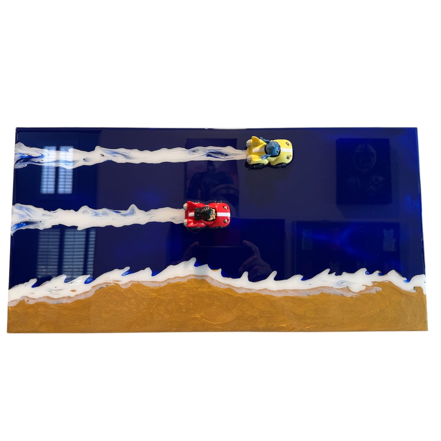 Lilo & Stitch Beach Racer Resin Art 20x10