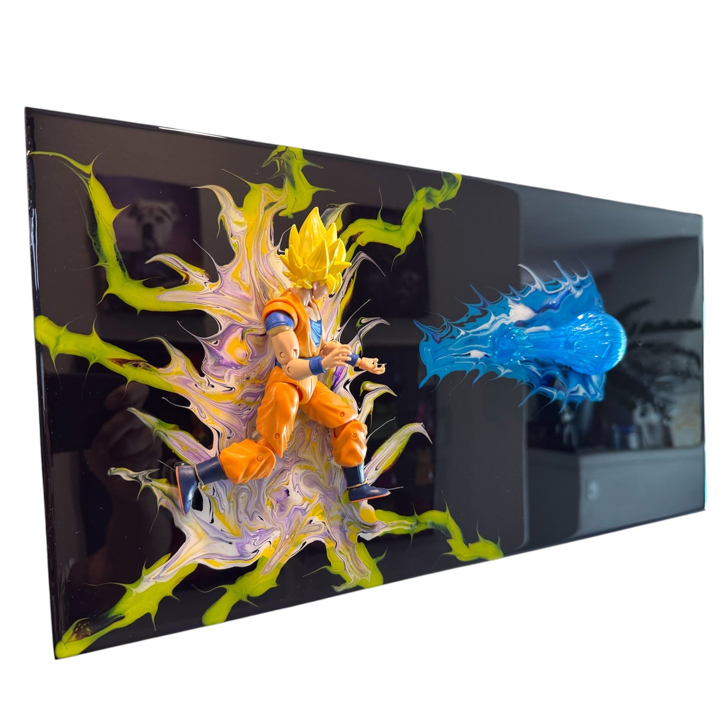 Super Sayan Goku Resin Art 20x10