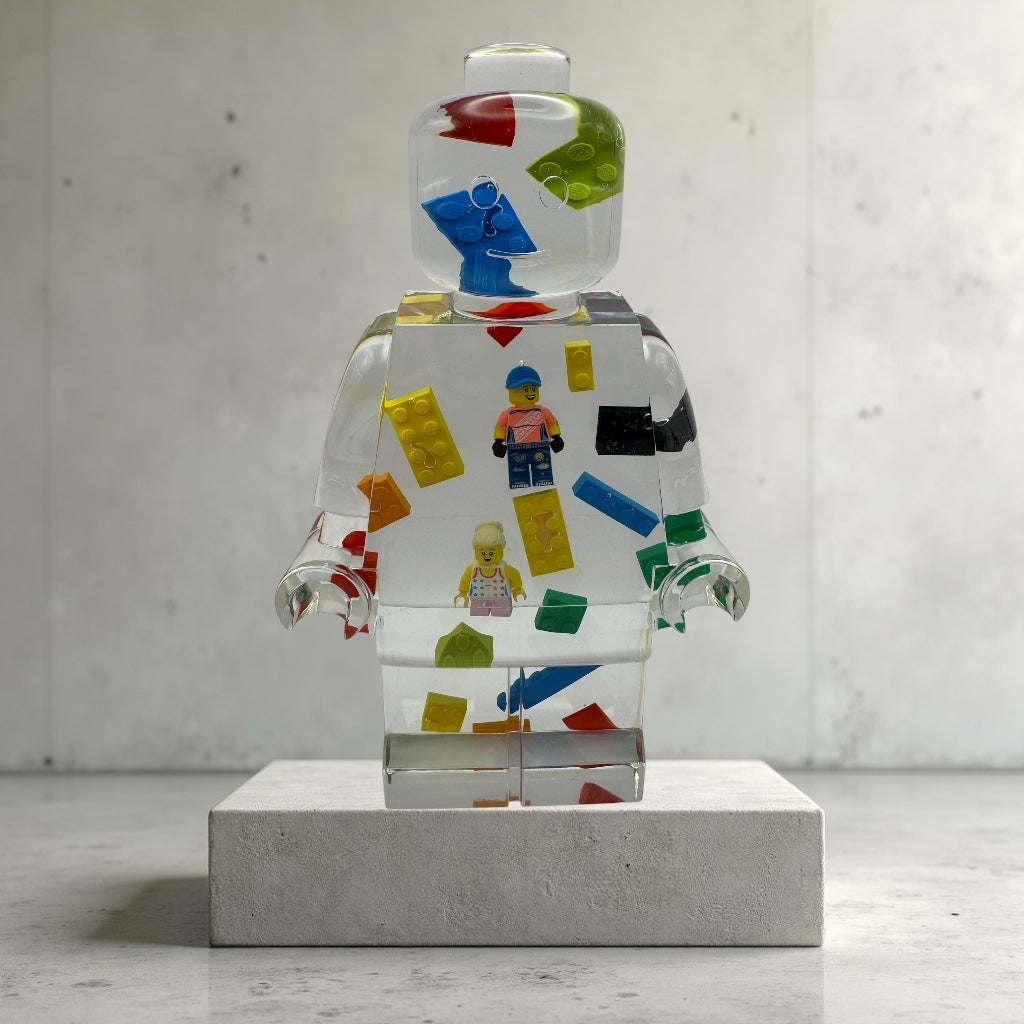 Brick Kids Minifig Resin Robot Art