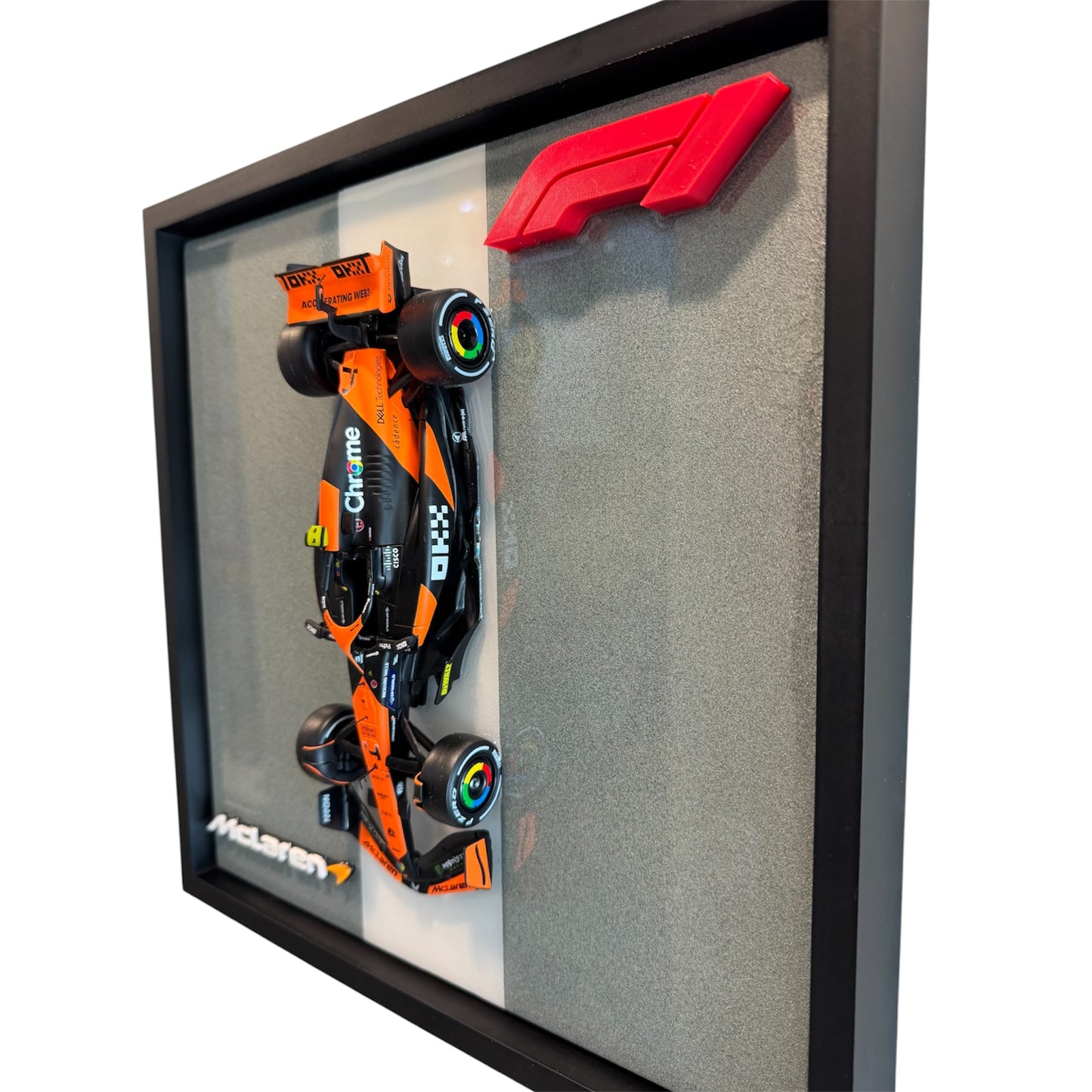 Mclaren Lando Norris Resin Wall Art  Diecast Display