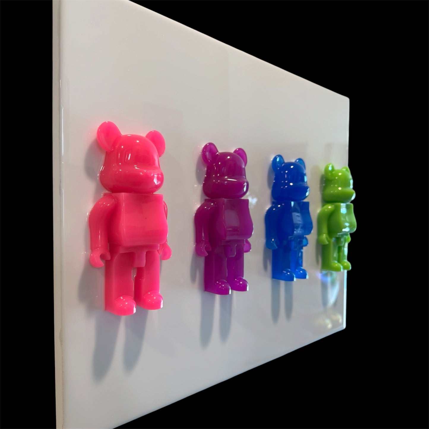 Resin Be@rbrick UV Color Wall Art Panel 20x16