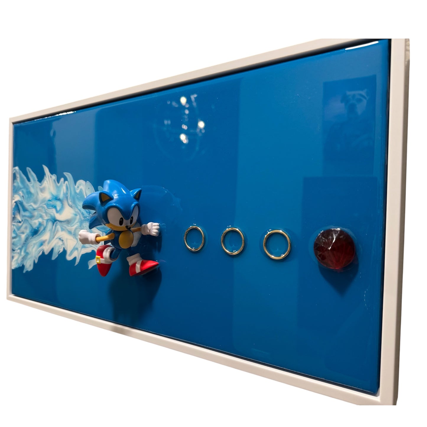 Sonic The Hedgehog Resin Art 20x10 (Copy)