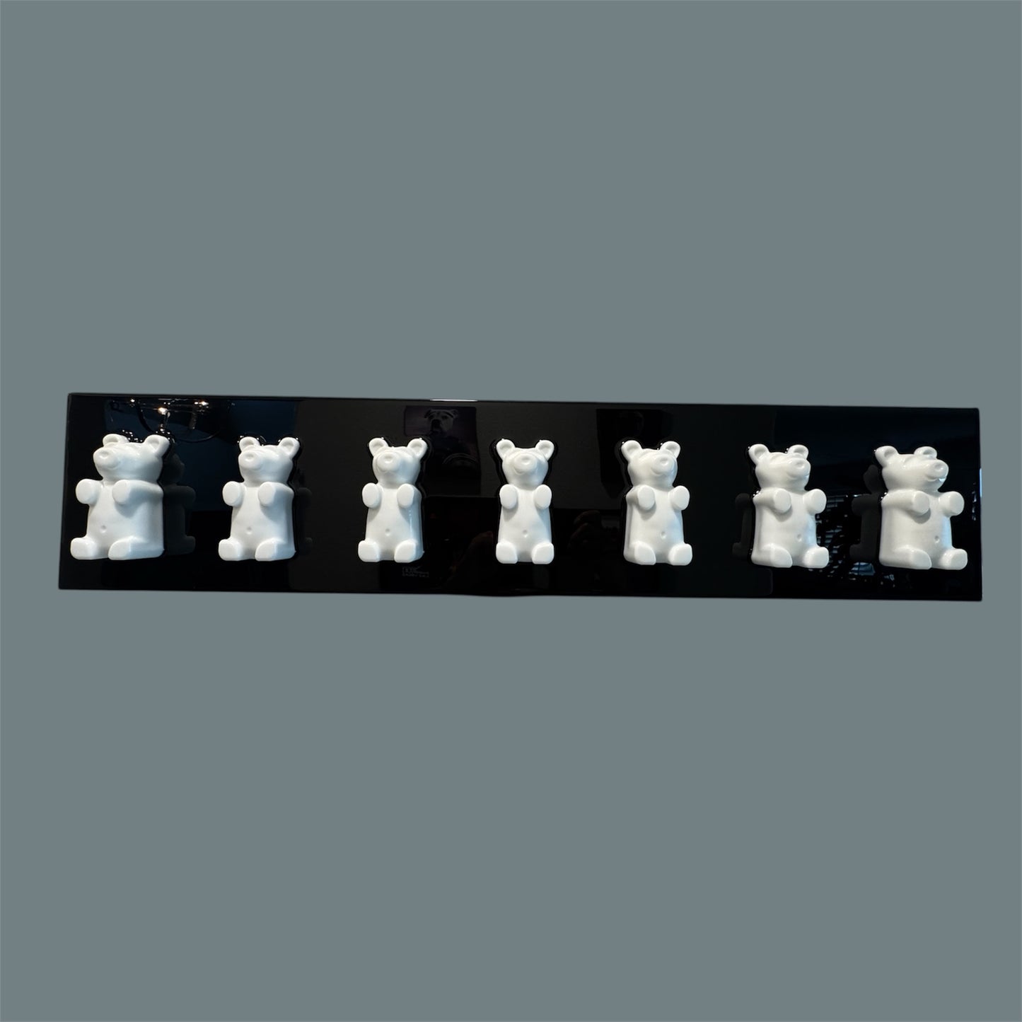 Modern Resin Gummy Bear Wall Art 33x7