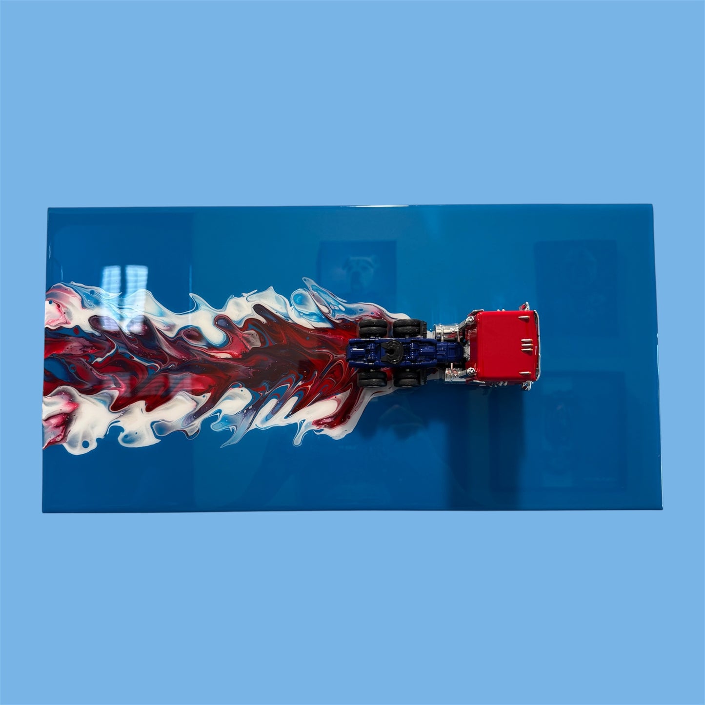 Optimus Prime Resin Wall Art 20x10