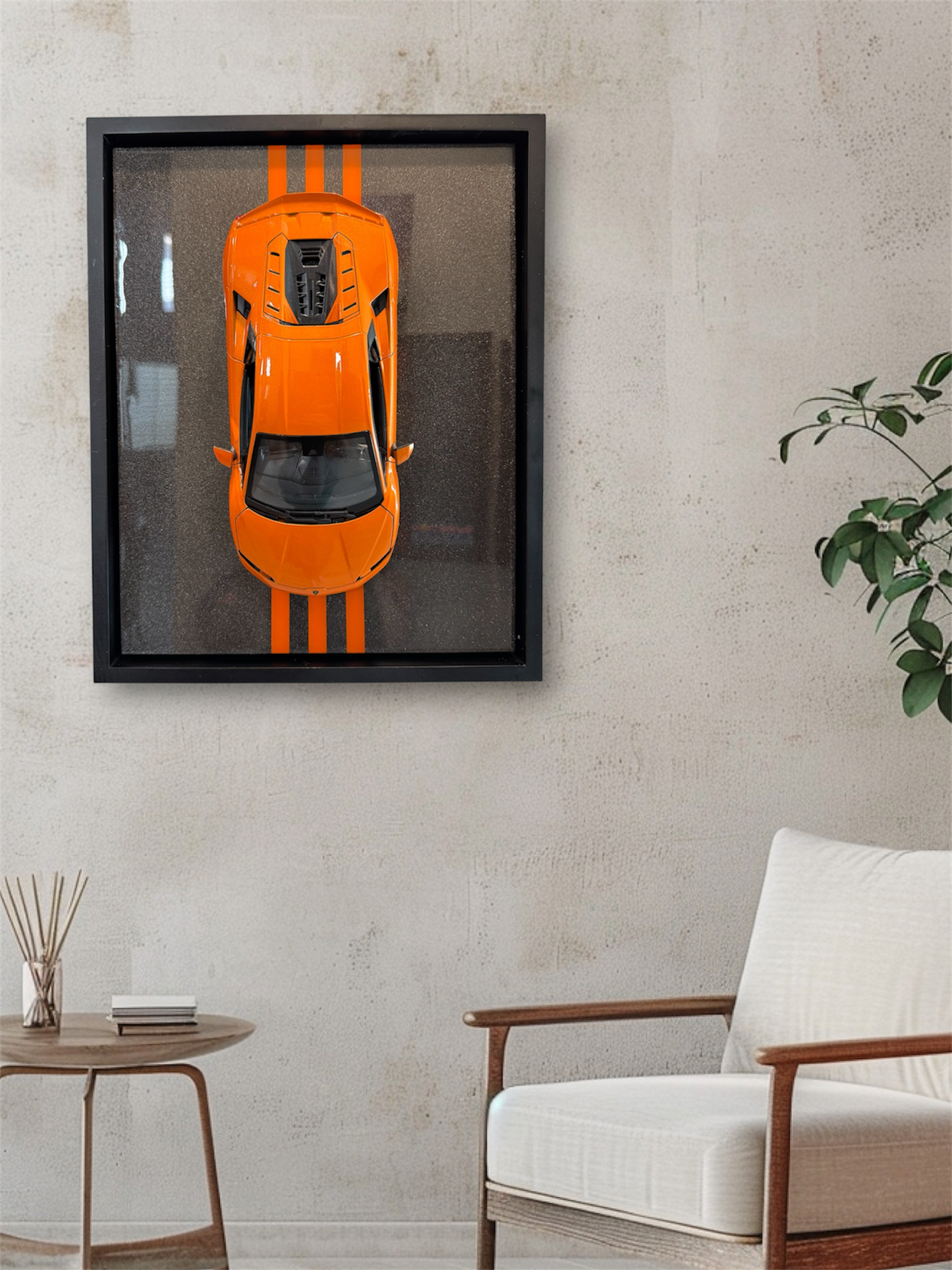 Lamborghini Temerario Diecast Hand Painted Display