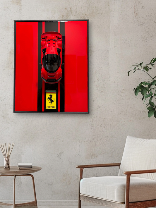 Ferrari F80 3D Resin Wall Art