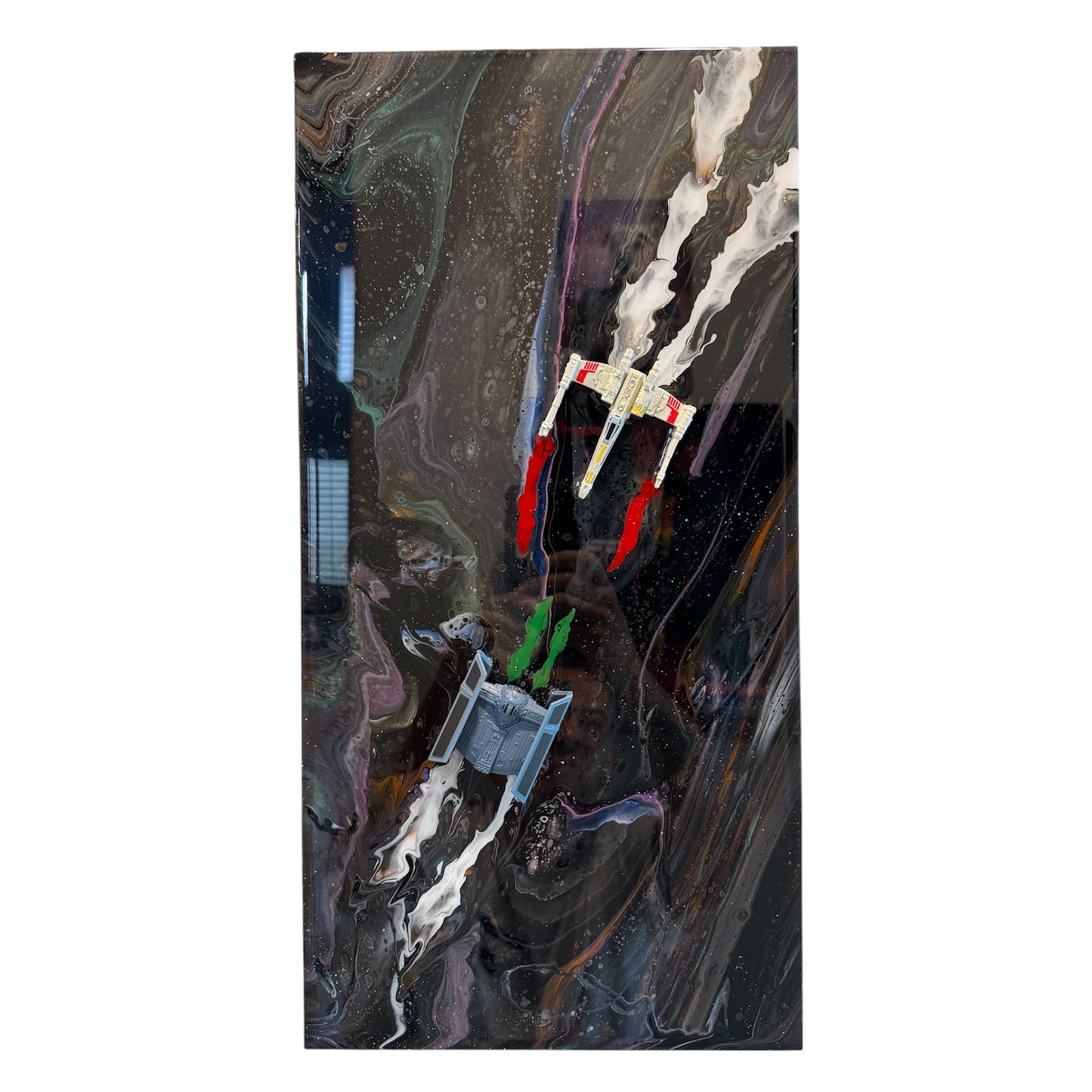 Star Wars - X-Wing vs Tie Fighter 3D Resin Wall Art 20x10