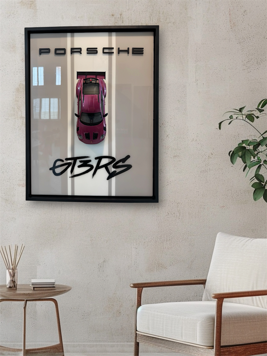 Porsche GT3 RS Resin Art – 24×18