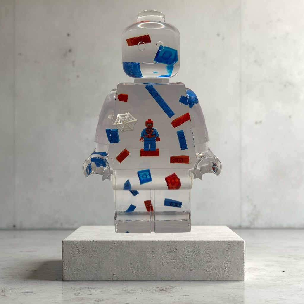 Spider-Man Craft Minifig Resin Robot Art