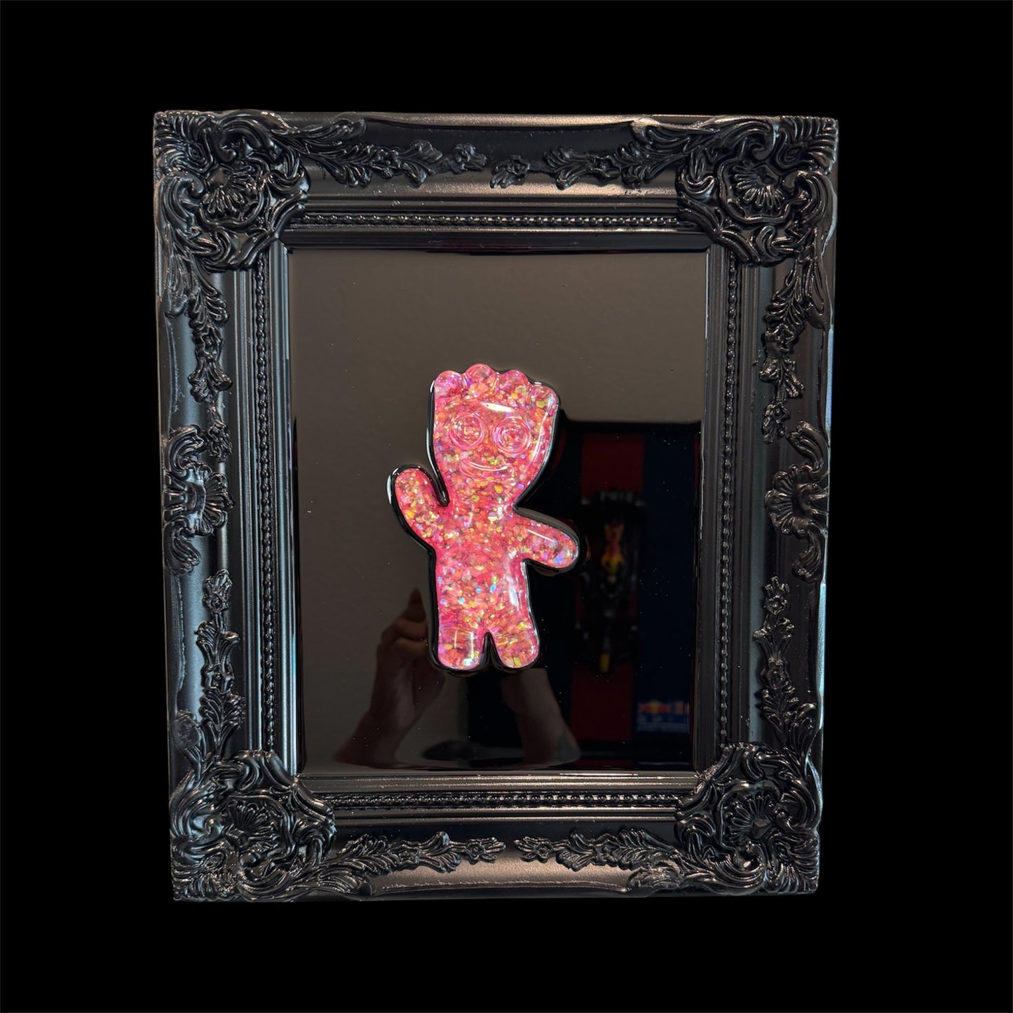 Black Pink Luxe Sour Patch Resin Wall Pop Art