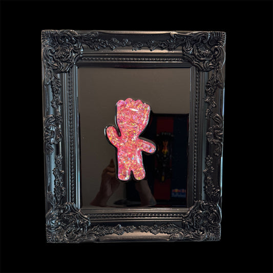 Black Pink Luxe Sour Patch Resin Wall Pop Art