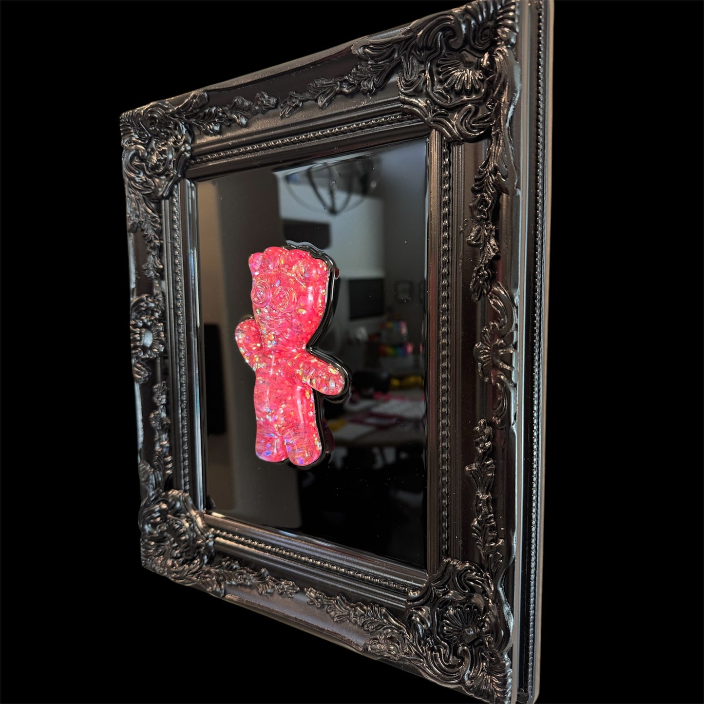 Black Pink Luxe Sour Patch Resin Wall Pop Art