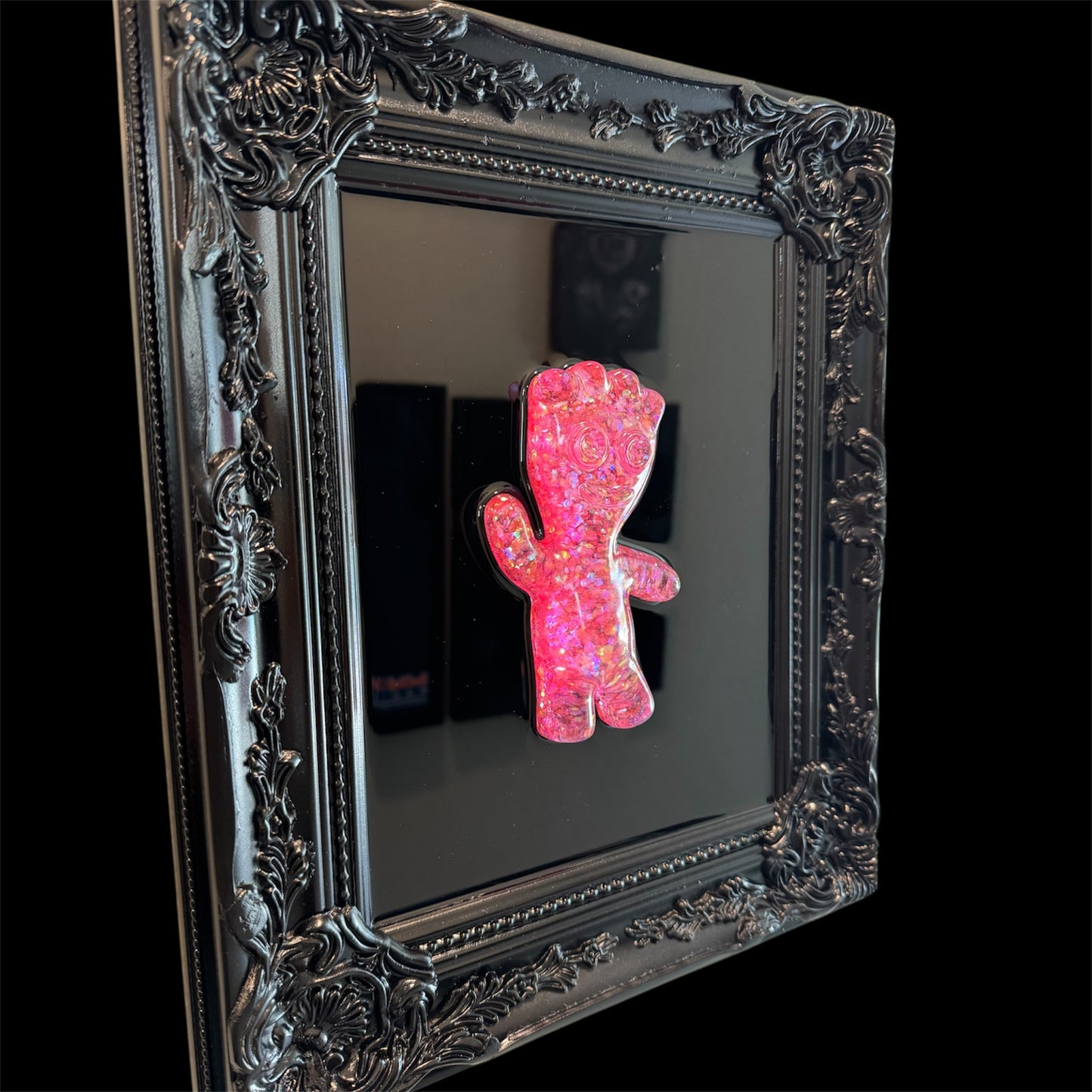 Black Pink Luxe Sour Patch Resin Wall Pop Art