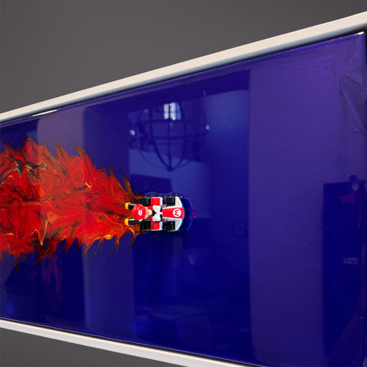 MARIO KART 3D RESIN ART — 20x10 FRAMED