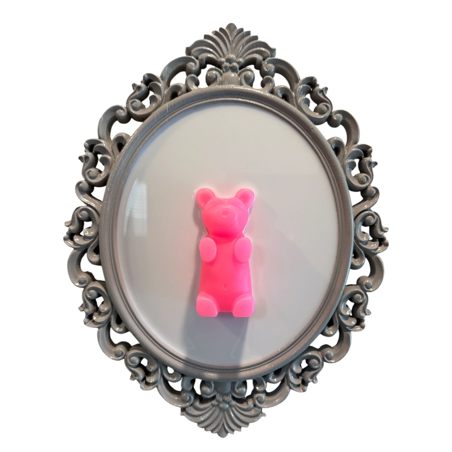 UV Pink Gummy Bear Resin Art