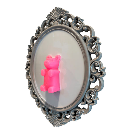 UV Pink Gummy Bear Resin Art