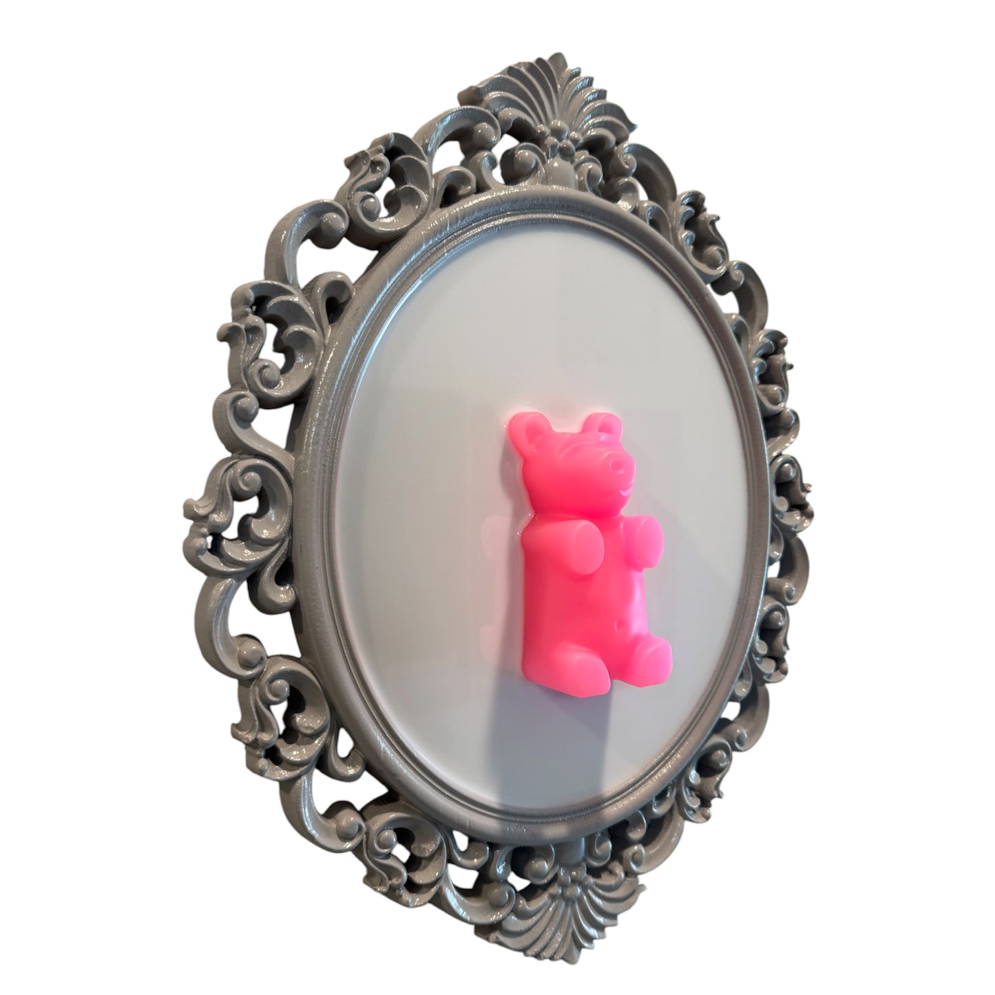 UV Pink Gummy Bear Resin Art