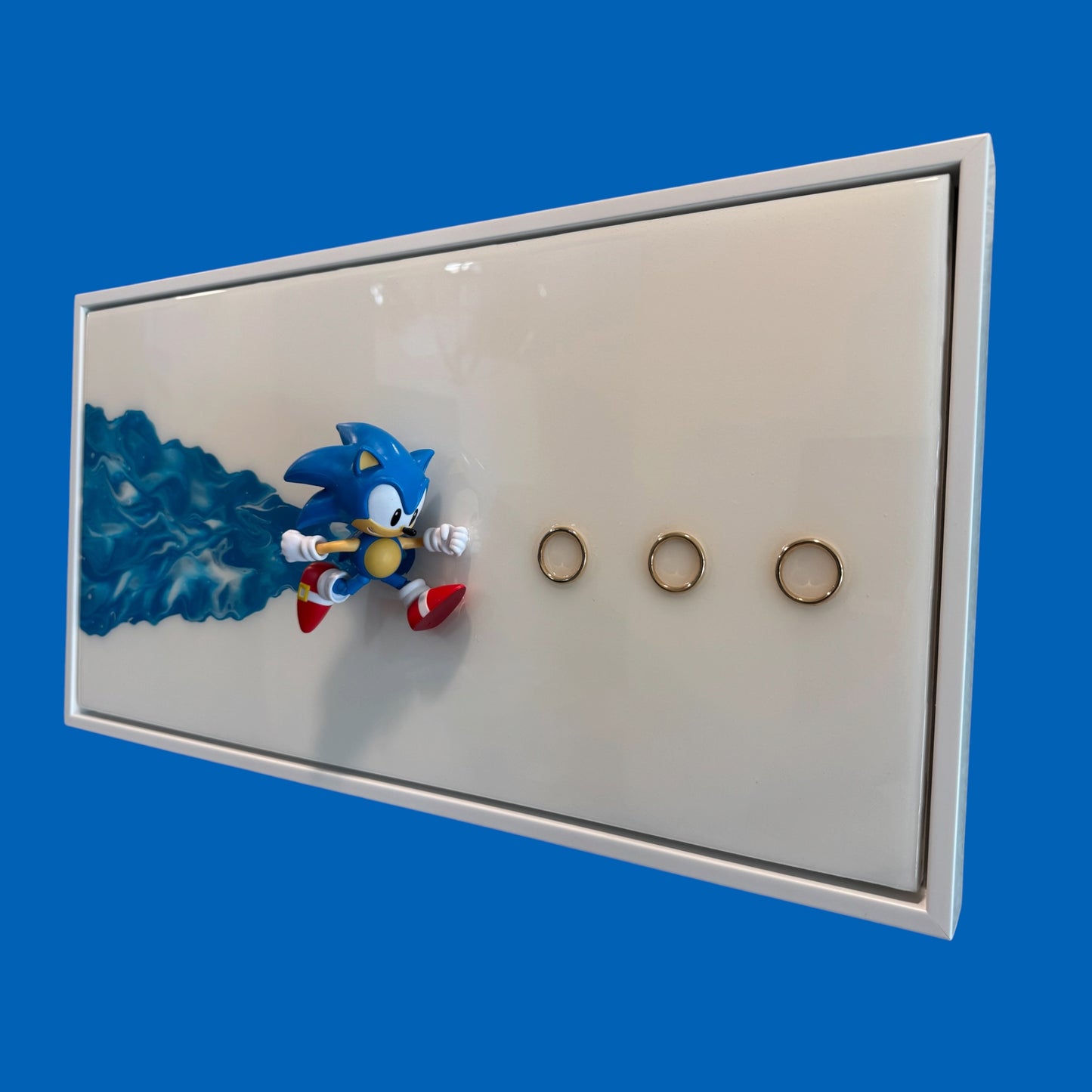 Sonic The Hedgehog Resin Art 20x10