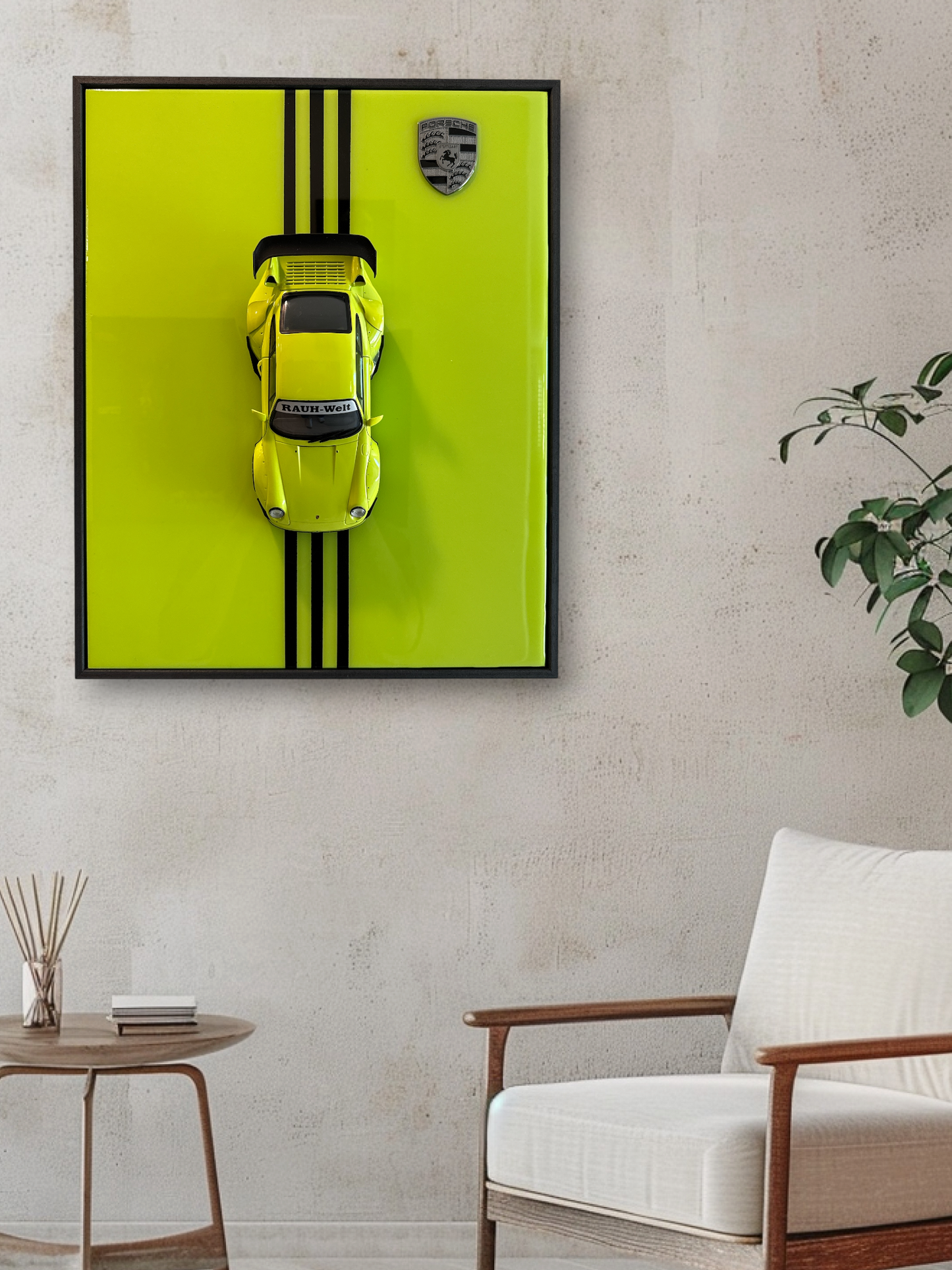 RWB "Genki" Porsche 3D Resin Wall Art