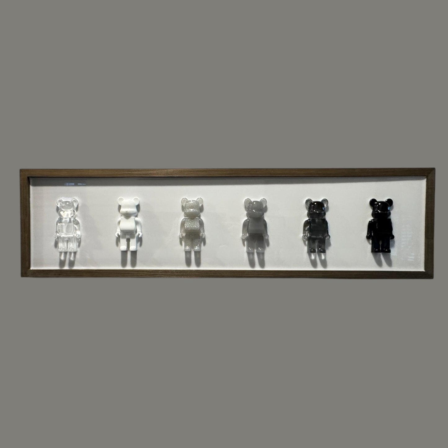 Modern Ombre 3D Resin Bear Pop Art – 30× 8