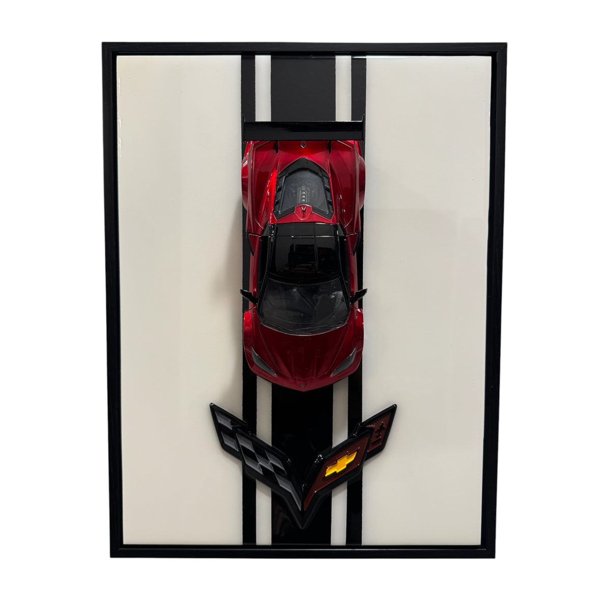 Liberty Walk Chevrolet Corvette C8 3D Resin Wall Art