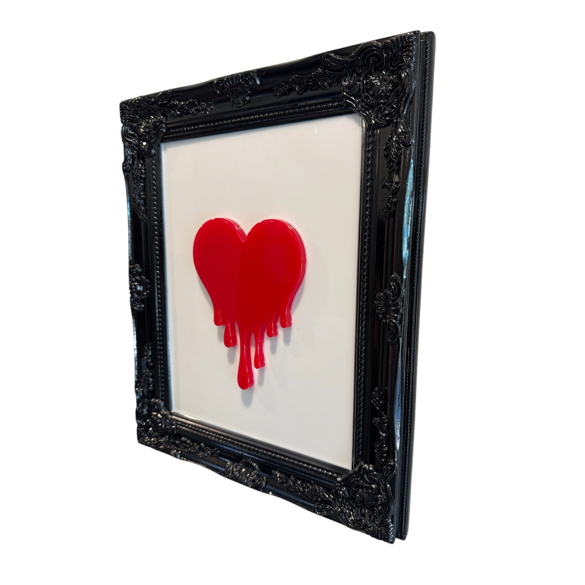 Melting Heart One-of-One Handcrafted Resin Wall Art
