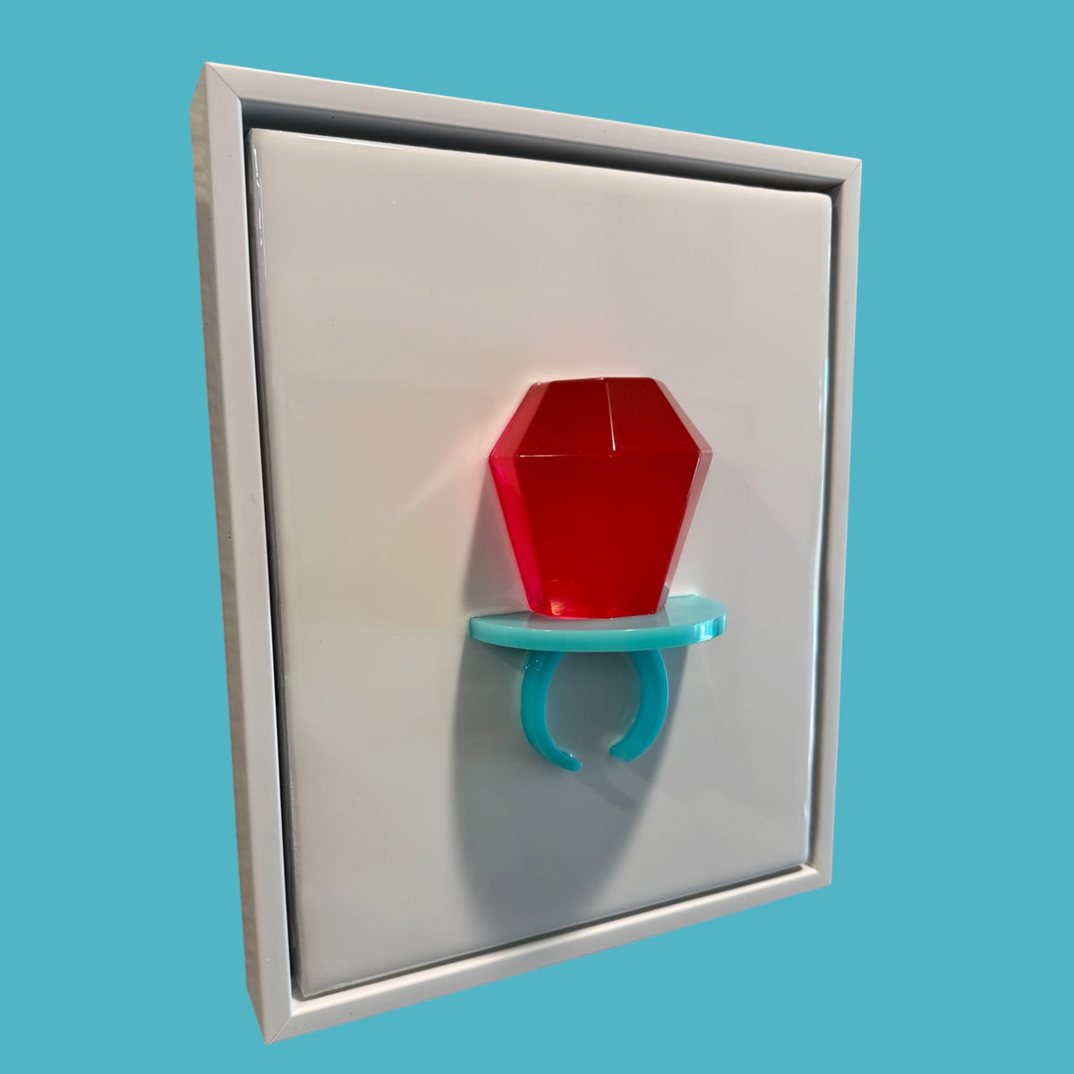 Luxury Tiffany Ring Pop One-of-One Resin Pop Art