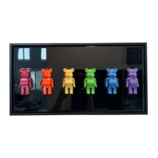 Modern Be@rbrick 3D Resin Bear Pop Art – 20× 10